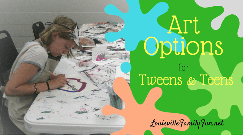 Art Classes for Teens and Tweens - Louisville Family Fun